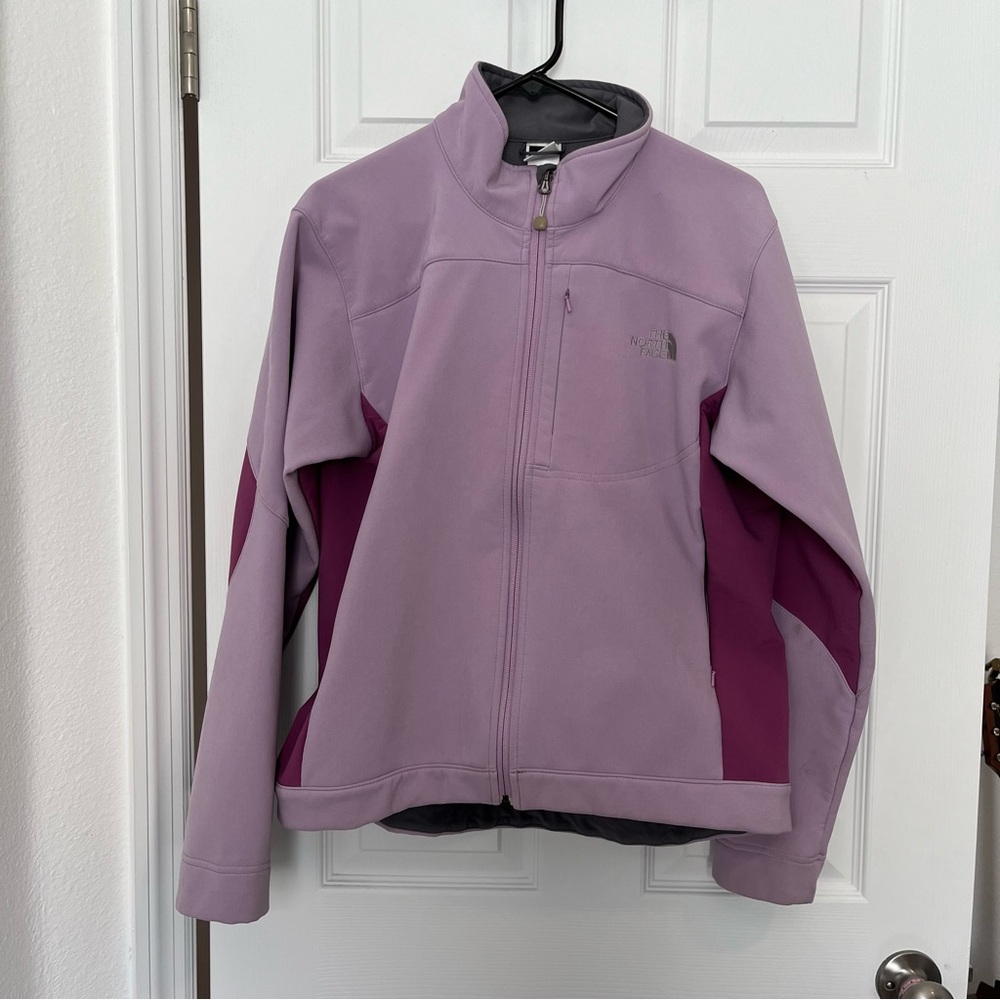 2005 Womens The North Face Apex Bionic 2 Tone Purple Soft Shell Jacket Size L